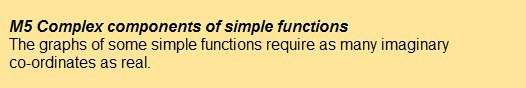 M5 Complex components of simple functions